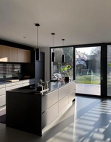 Étagères métalliques multifonctionnelles prêtes à installer armoires de cuisine corée meubles modulaires modernes armoire de cuisine de luxe