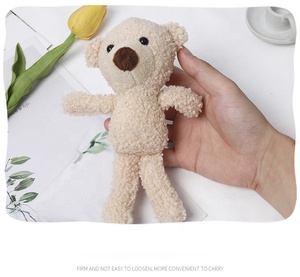 Quà Tặng Khuyến Mãi Dễ Thương Phim Hoạt Hình Gấu Búp Bê Túi Mặt Dây Chuyền Đồ Chơi Sang Trọng <span class=keywords><strong>Keychain</strong></span> Búp Bê Sáng Tạo Bán Buôn - Product Image 5