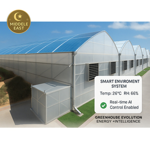 Nouvelle arrivée Verticale préfabriquée pour l'agriculture Verte Maison Blackout Agriculture Serre Kit pour les fermes de champignons - Product Image 1