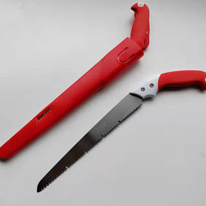 Sierra de mano con mango de ratán para jardín, 270 mm, hoja fija, para carpintería y poda, con dientes endurecidos en forma de U - Product Image 1