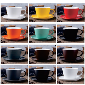 Juego <span class=keywords><strong>de</strong></span> Taza y Platillo <span class=keywords><strong>de</strong></span> Capuchino <span class=keywords><strong>de</strong></span> Cerámica <span class=keywords><strong>de</strong></span> Alta Calidad <span class=keywords><strong>de</strong></span> 470 ml - Logotipo Personalizable Estilo Nórdico para Cafetería en Casa - Product Image 5