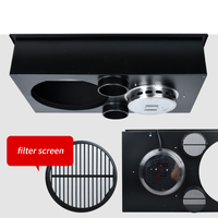 Parrilla de barbacoa eléctrica de carbón coreana para restaurante comercial Hotpot 2 en 1 equipo combinado Parrilla de barbacoa eléctrica con olla caliente