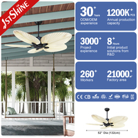 Ventilador de Techo Inteligente de Diseño Moderno, Eficiente, Fácil de Instalar y Seguro, Directo de Fábrica 1stshine