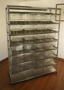 Cage de laboratoire classique moderne en acier inoxydable 304 épaissie en plastique pour petits animaux pour souris Rat - Product Image 2