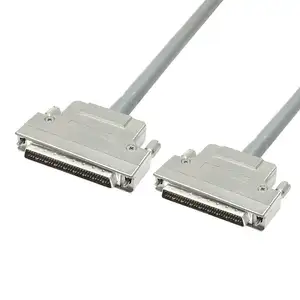 Hoge Kwaliteit Scsi 68pin Kabel Hpdb Scsi 68 Pin Mannelijke Kabel Met Metalen Kap 1M Scsi 68pin Kabel Voor Plc