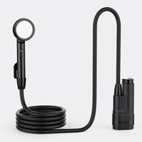 Douche rechargeable d'extérieur-Douche portable avec affichage de la puissance/température et système de filtration pour la vie en plein air, la randonnée et les voyages