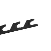 Support vertical pour haltères en métal durable VANBO, 6 pièces, pour salle de sport commerciale, rangement pour musculation