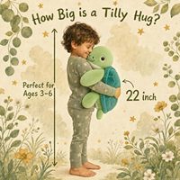 Peluche tortue lestée, coussin pour enfants |   Tissu en coton 22 pouces 4,5 lb