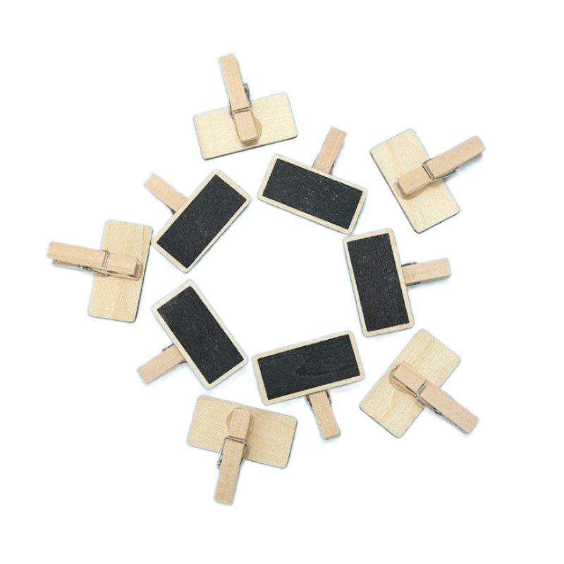 wooden paper clips crafts natural color beech wood magnetic modern plywood