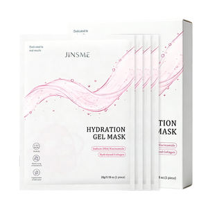 Masque facial en gel hydratant OEM ODM 28g, poudre de collagène à la vitamine C, blanchissant, anti-rides, adapté aux peaux normales - Product Image 1