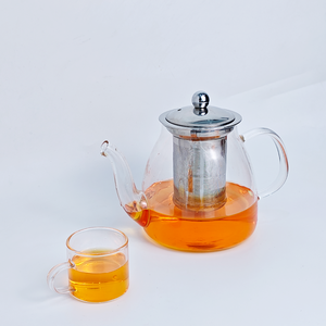 Tetera Moderna Ecológica de Vidrio con Boquilla Larga de 600~1200 ml, Tapa con Filtro de Acero Inoxidable 304, Jarra Resistente al Calor para el Hogar - Product Image 2