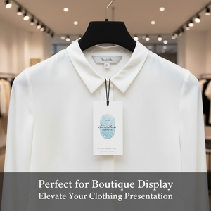 Dropshipping Custom Reinforced Eyelet Eco-Friendly Waterproof Manila Paper Laminated Hang Tag Embossed Finish Wire <b>String</b> <b>Bags</b> - Product Image 3