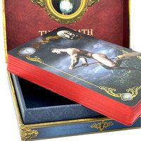 Boîte personnalisée de jeu de cartes oracle, avec impression de mots, pont de tarot, meilleure vente