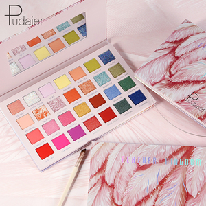 Palette <span class=keywords><strong>Ombretti</strong></span> 28 Colori con Logo Personalizzato, Facili da <span class=keywords><strong>Sfumare</strong></span>, Glitter Resistenti allo Sbiadimento, Etichetta Privata, <span class=keywords><strong>Ombretti</strong></span> Altamente Pigmentati - Product Image 2