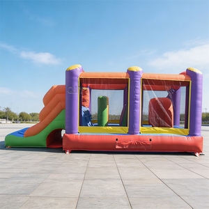 บ้านลมเป่าลมเชิงพาณิชย์พร้อมสไลเดอร์สำหรับเด็ก - Product Image 1