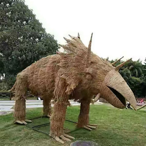 Escultura Grande Decorativa de Estilo Pastoral con Forma de Animal Realista, de Material de Césped, para Parque Temático Antienvejecimiento - Product Image 1