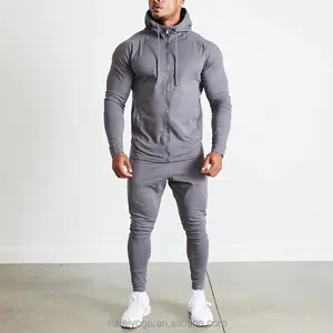 Manufacturer Training Gym Track Suits Custom Unisex Blank Plain Cotton 2 Piece Pant Mens Jogging Suits Sweatsuit Set Tracksuit