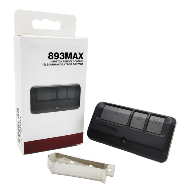 893MAX Remote Control Garage Door Opener Compatible With 310mhz 315MHz 390Mhz Billion Code Remote Control Gate