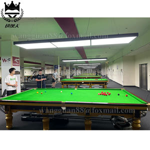 Mesa de Billar Profesional de Acero con Cojín, Mesa de Snooker de Madera Maciza de 12 pies - Product Image 3