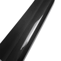 Pour VW Golf MK8 GTI GTE GTD r-line 2020 2021 2022-2024 tableau de bord bande garniture intérieur réel sec en Fiber de carbone accessoires de voiture