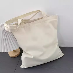 Wholesale <b>large</b> capacity thick canvas women's handbag, durable and reusable shopping <b>bag</b> - Product Image 2