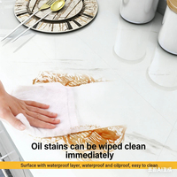 Papier peint autocollant imperméable et anti-moisissure en PVC géométrique moderne brillant pour cuisine, salle de bain et salle de sport, facile à poser