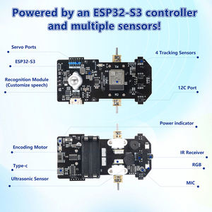 ACEBOTT ESP32 STEM Robot Car TruckBott Smart Car Kit Programación Codificación Educación Kit de aprendizaje para Arduino <span class=keywords><strong>Python</strong></span> - Product Image 5