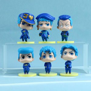 6 pcs Trish Una de oro experiencia Spice Girl Diavolo Bruno Bucciarati el viento de <span class=keywords><strong>Giorno</strong></span> <span class=keywords><strong>Giovanna</strong></span> figura JOJO es extraño aventura - Product Image 5