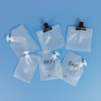 Capuchon en plastique à haute barrière de 5 ml pour sachet d'emballage de shampoing et de lessive avec impression en gravure, MOQ 500 pour