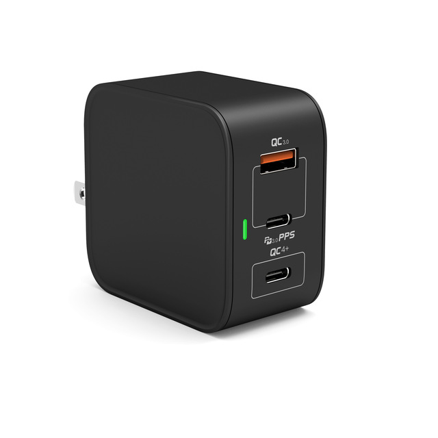 Wholesale 65W GaN Fast Charger PD 3.0 QC 3.0 3-Port Wall Plug US EU UK Travel Adapter for  Xiaomi Laptop Type C Charger