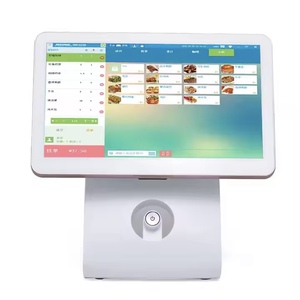 มาใหม่หน้าจอสัมผัสขนาด15.6นิ้วเทอร์มินัล <span class=keywords><strong>POS</strong></span> แบบ all-in-One สำหรับร้านอาหารขายปลีก1366x768เครื่องบันทึกเงินสดรุ่นใหม่ - Product Image 1