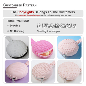 Boîte de rangement pour sucette portable avec impression personnalisée, sac pour sucette, boîte de rangement pour sucette pour poussette, porte-sucette en silicone - Product Image 2