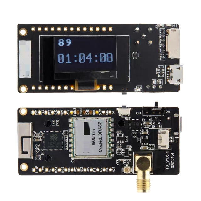 Lilygo LoRa32 ESP32 Wireless Development Board with 0.96 Inch OLED Digital Display Kit Format (Single Board Computer)