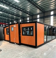 Maisons préfabriquées : prix et photos – Villa de vacances extensible en conteneur 40FT 20FT, maison prête à l'emploi 2-3 chambres