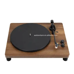 Plateau tournant en vinyle Vintage de 14 pouces, lecteur d'enregistrement, grophone, avec cartouche magnétique, 33 et 45 RPM