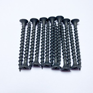 สกรู drywall พร้อมหัวบิวเกิ้ล M3.5ละเอียด Phillips ฟอสเฟตสีดำยาว40มม. ชุบสังกะสี - Product Image 1