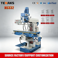 Machine de perçage et de fraisage automatique CNC PENG ZHENG ZX6332, machine de fraisage verticale multifonctionnelle de haute précision