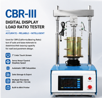 Machine d'essai CBR (California Bearing Ratio) 50KN, presse de chargement motorisée, instrument de laboratoire pour sols
