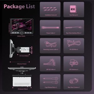 Автомагнитола TANTHN EQ/ASP/DSP+DAB FM RDS с Bluetooth, DVD, универсальная, на базе Linux/WIN CE, автомобильный MP4-плеер, 10,1 дюйма - Product Image 6