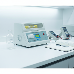 Tester Automatico ASTM D877 per la Tensione di Rottura Dielettrica di Liquidi Isolanti, Analizzatore di Tensione di Perforazione - Product Image 1