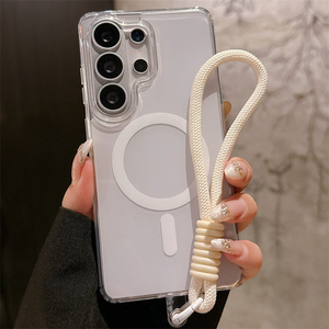 เคสโทรศัพท์มือถือแม่เหล็กสุดหรูสำหรับ Samsung S26 S25 S24 S23 S22 Ultra A17 A16 A55 A56 A07 A06 A37 A57 พร้อมสายคล้อง - Product Image 5