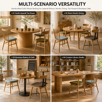 Chaise de salle à manger moderne en bois avec cadre en bois, rembourrée avec un coussin gris, chaise d'appoint avec pieds en bois massif pour restaurant, café, hôtel