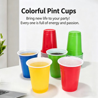 Gobelets en papier personnalisés avec logo, 12oz et 16oz, à paroi simple, écologiques, réutilisables et jetables, pour bière, fêtes et camping, vente en gros