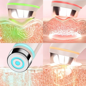 2025 Neues Rosa Handgehaltenes Aufladbares Booster Pro Hautpflege-Gerät 6-in-1 Multifunktionales Augen- und Gesichtsmassagegerät - Product Image 6