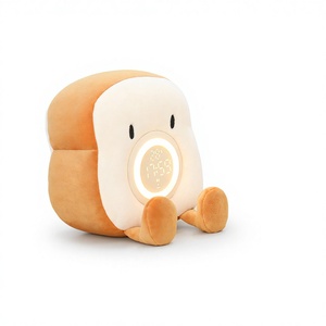 Reloj <span class=keywords><strong>Despertador</strong></span> Inteligente de Peluche con Luz para <span class=keywords><strong>Niñas</strong></span>, Regalo, Almohada, Decoración de Mesa, Reloj de Noche con Temporizador para Dormir - Product Image 4