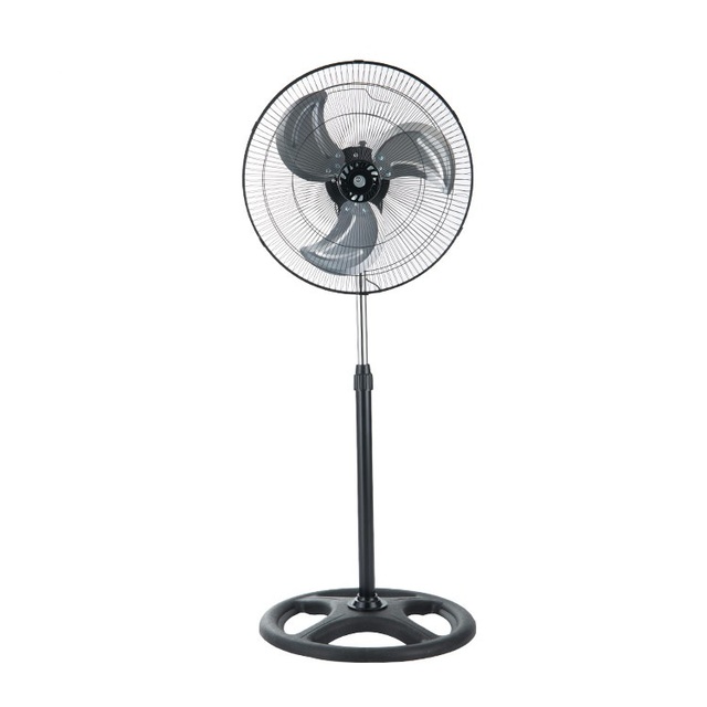 18-Inch Electric Pedestal Fan Mechanical Control Metal Stand for Outdoor Hotel Household Bathroom Use