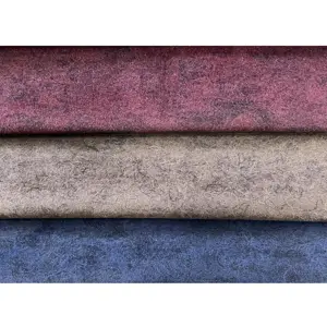 Upholstery 100 polyester knitted fabric silk velvet for sofa furniture