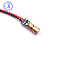 Module Laser à points DC 5V, Diode Laser 5mW 650nm 6mm avec carte de pilote