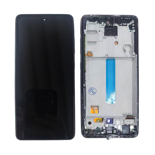 Factory Wholesale Mobile Phone Replacement Parts 6.5 Inches OLED Lcd Display Screen Complete With Frame for Samsung Galaxy A52