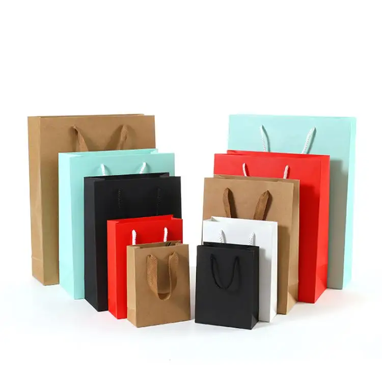Personalized Printed Luxury Party Favors Custom Design Wedding Paper Gift Bags